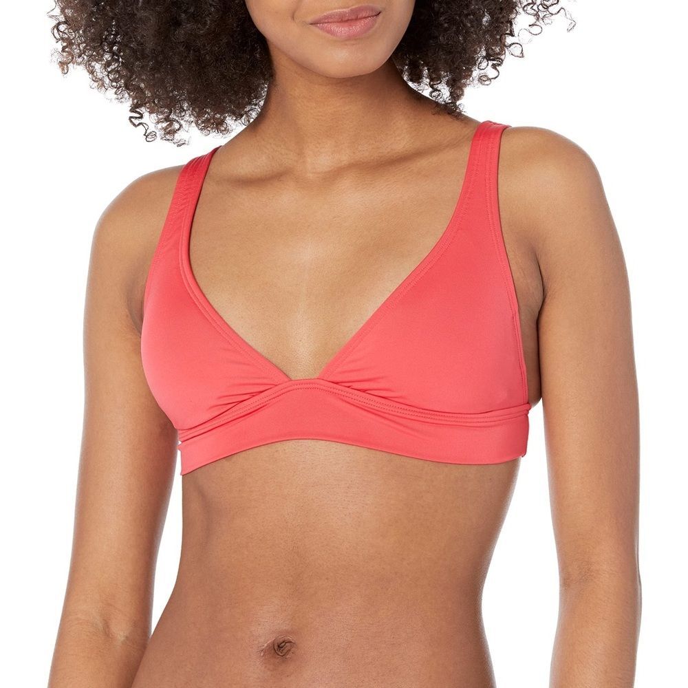 Billabong Women's Classic Banded Tri Bikini Top Small Fuego NWT
